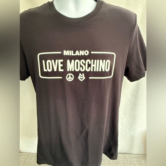 Love Moschino Black Graphic Tee - Picture 1 of 5